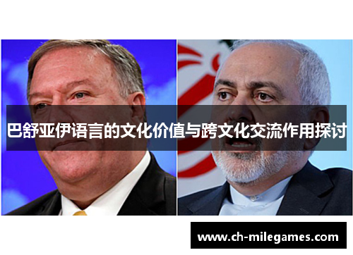 巴舒亚伊语言的文化价值与跨文化交流作用探讨